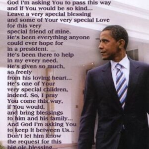 Blessings for My President (Obama)