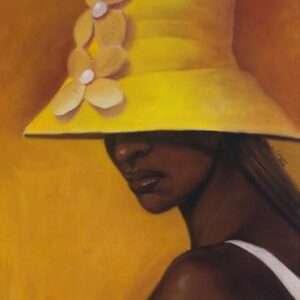 Yellow Hat (mini print)