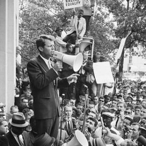 Robert F. Kennedy at Civil Rights Demonstration