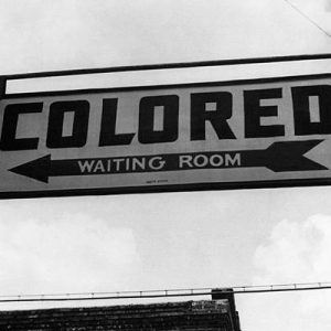 Segregated Waiting Room Sign