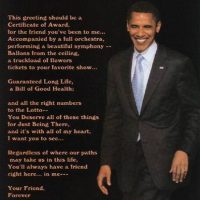 You Are...My Friend (Barack Obama)